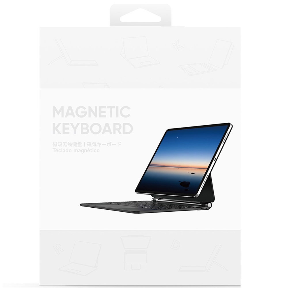 Etui z klawiaturą Bluetooth Dux Ducis (MK Series) do iPad Pro 11" 5 gen. 2024, białe